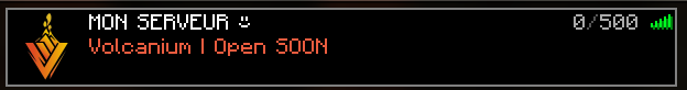 📢 Ouverture du serveur